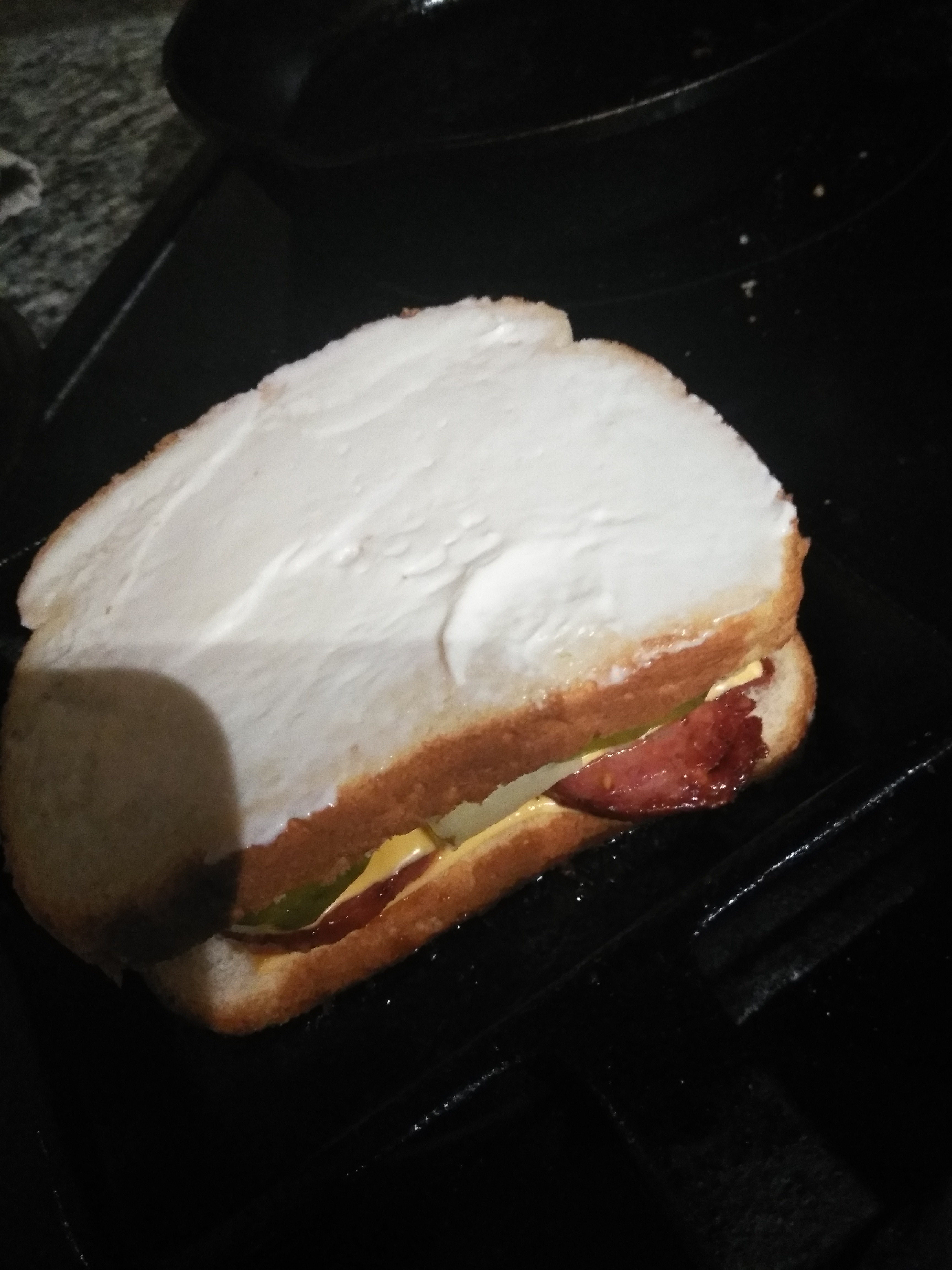 mayo on bread